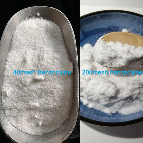 Bulk Benzocaine powder 25KG 1350USD